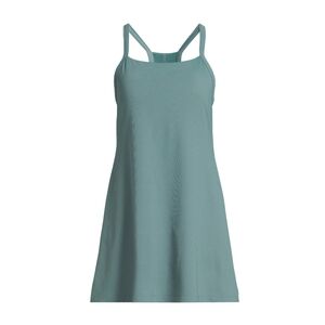 Avia Women's Square-Neck Active Dress with Built-In Shorts